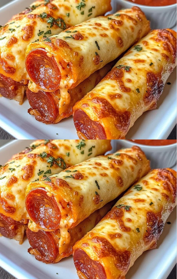 5 Minuten Pizzarollen, het hele bakblik is meteen op