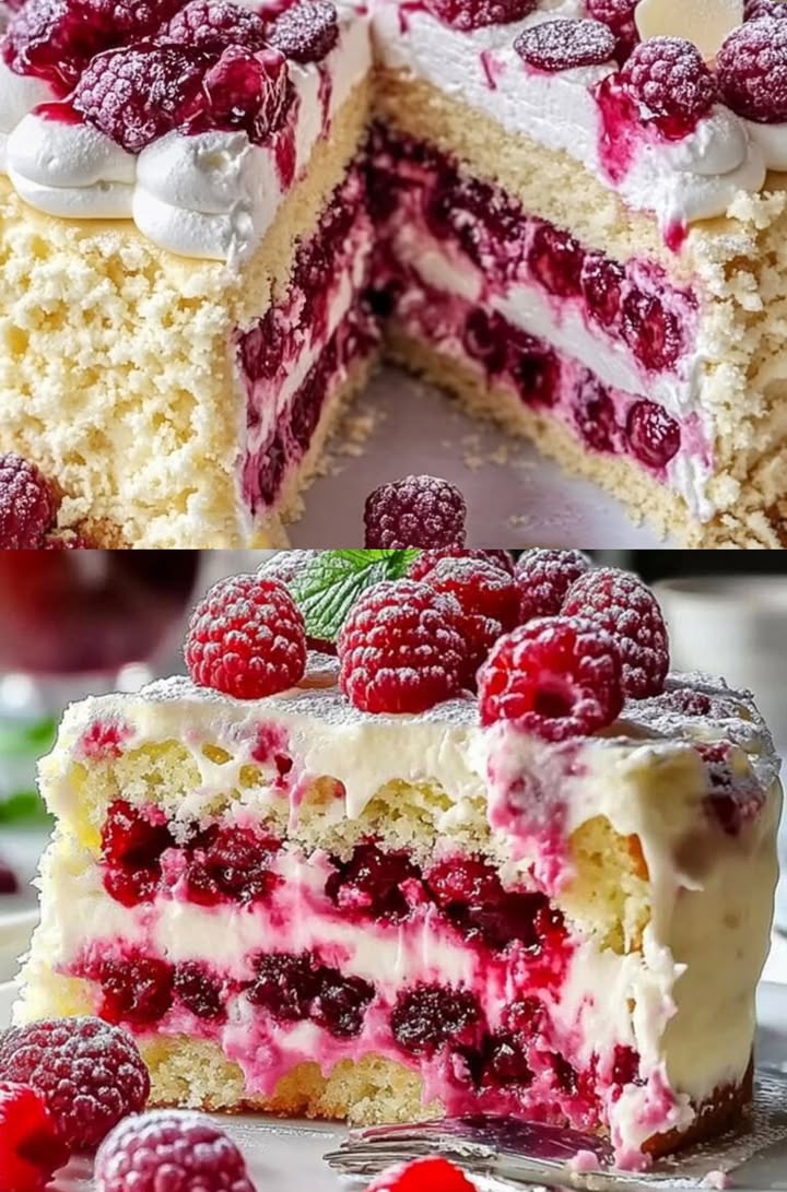 Iedereen in mijn familie dacht dat ik het had gekocht, frambozen-Raffaello-taart overtreft echt alles!