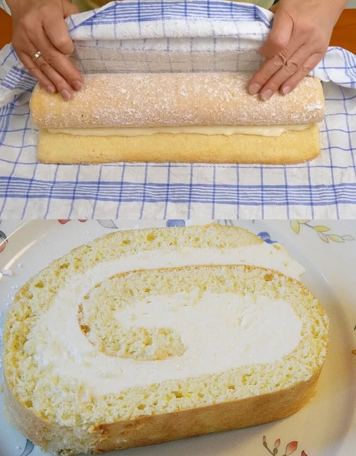 Biskuitrol met citroen die altijd lukt!