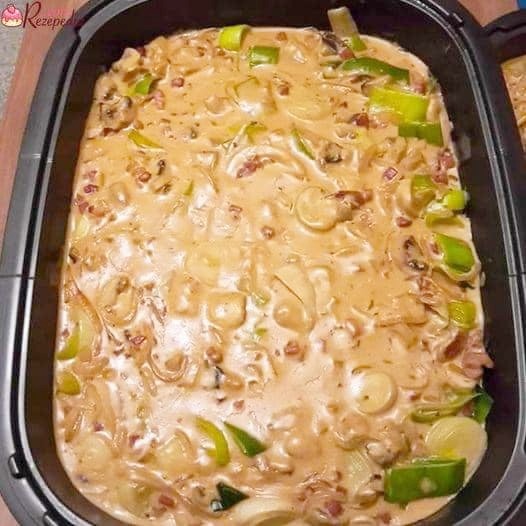 Boaaahh we zijn enthousiast, mijn familie houdt van de Jägertopf met 2 kg schnitzelvlees!