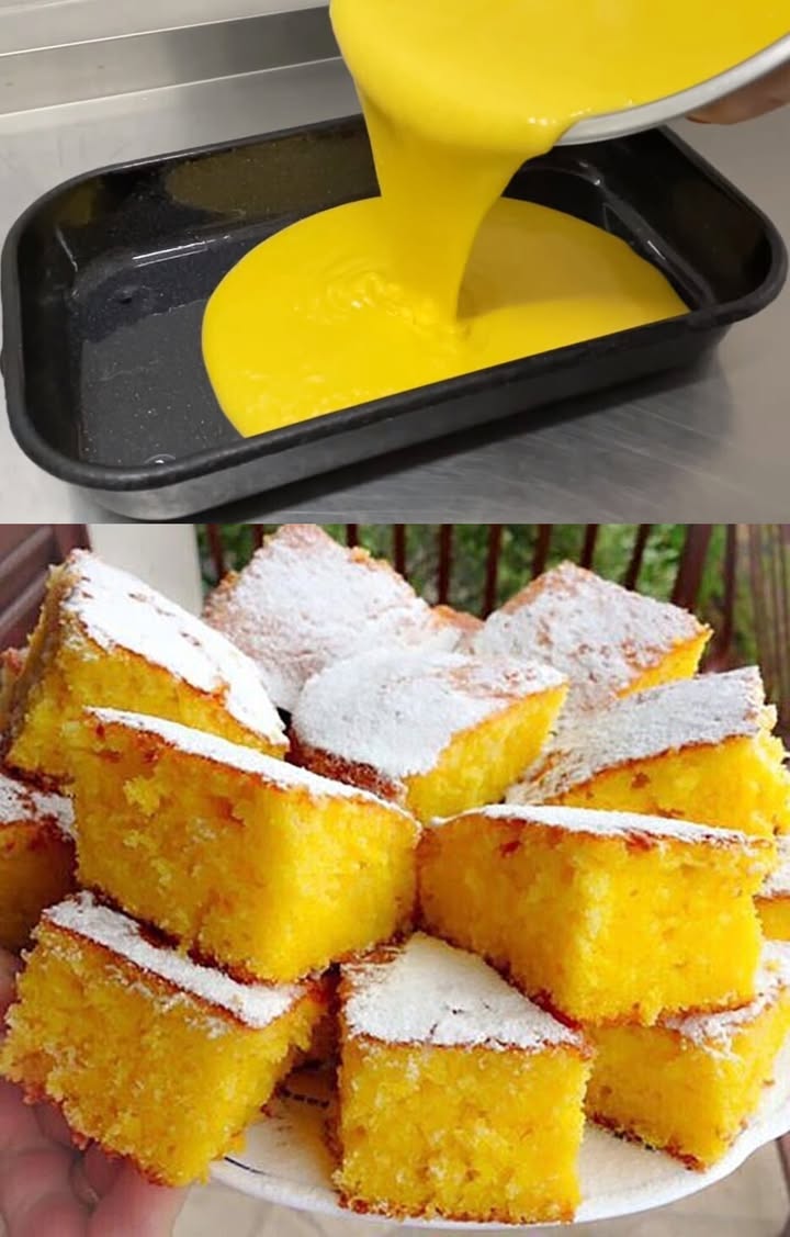 De beste sinaasappeltaart aller tijden in 5 minuten in de oven!