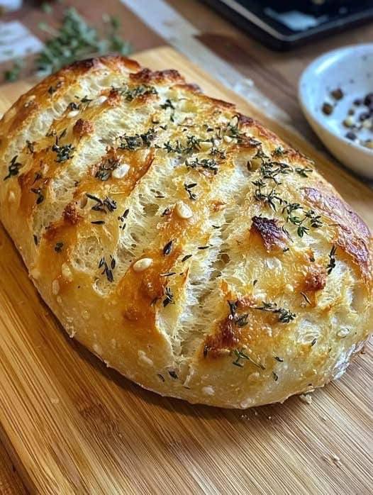 Ik maak altijd weer knoflookbrood zonder kneden, een kopjesrecept!