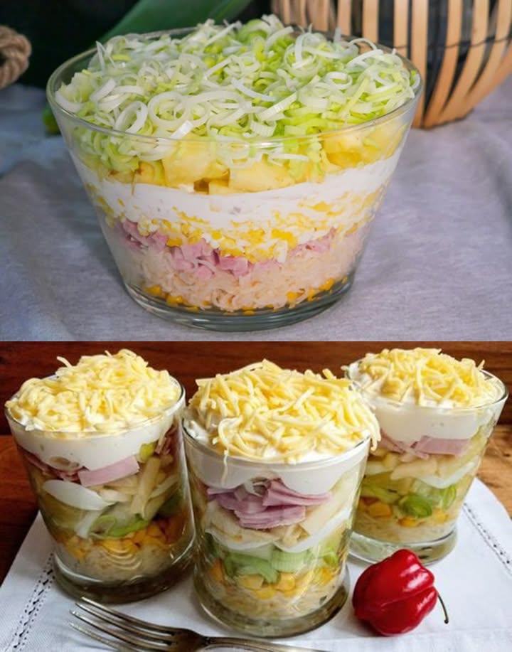 Eindelijk een salade die bijblijft, overnacht-salade in 15 minuten!