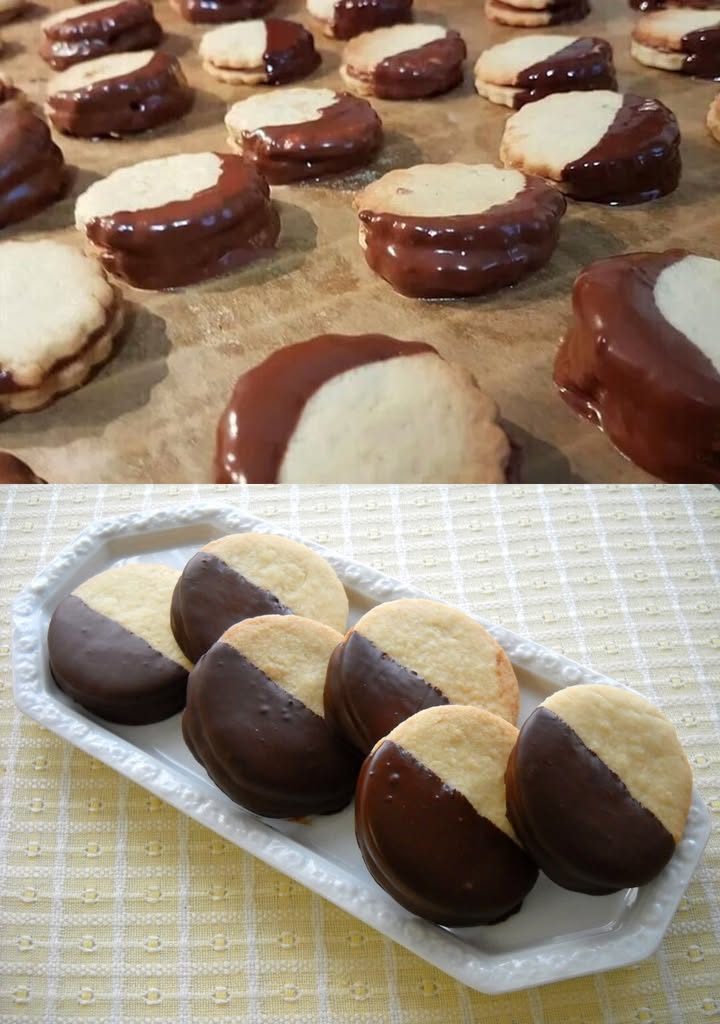 Heerlijke Chocolade Marsepein Muntjes, mijn oud familie recept