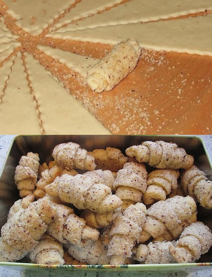 Superlekkere hazelnootcroissantjes, lukt probleemloos!