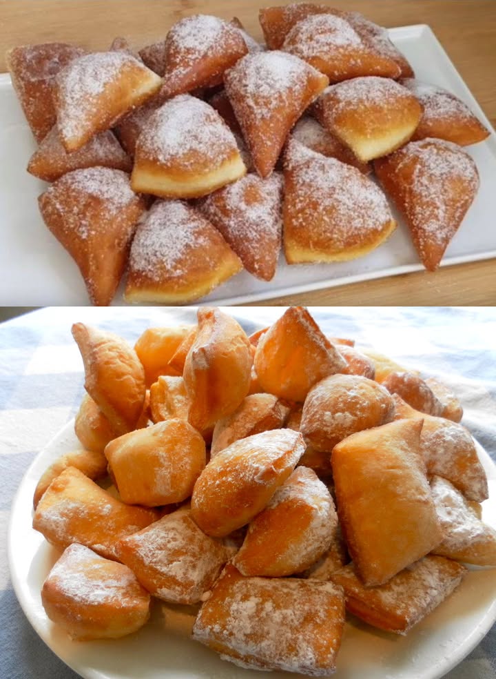 Oma’s razendsnelle kleine beignets, van weinig ingrediënten!