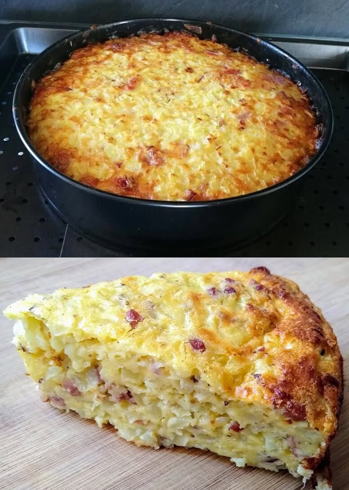 Oma’s uientaart zonder bodem, dat moet je echt proberen!