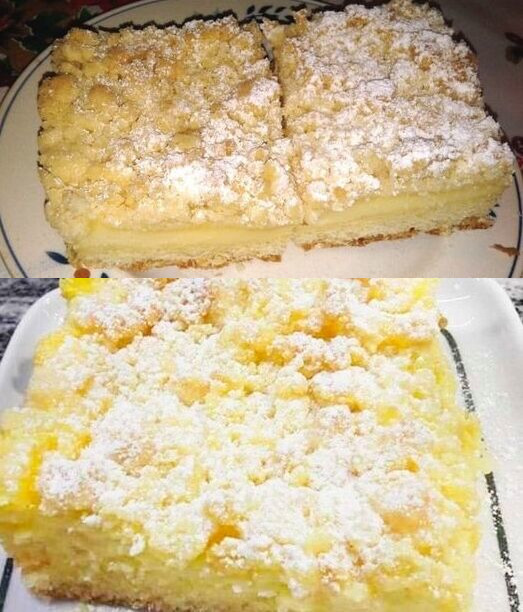Omis Streuselkuchen met vanillepudding zonder poespas!