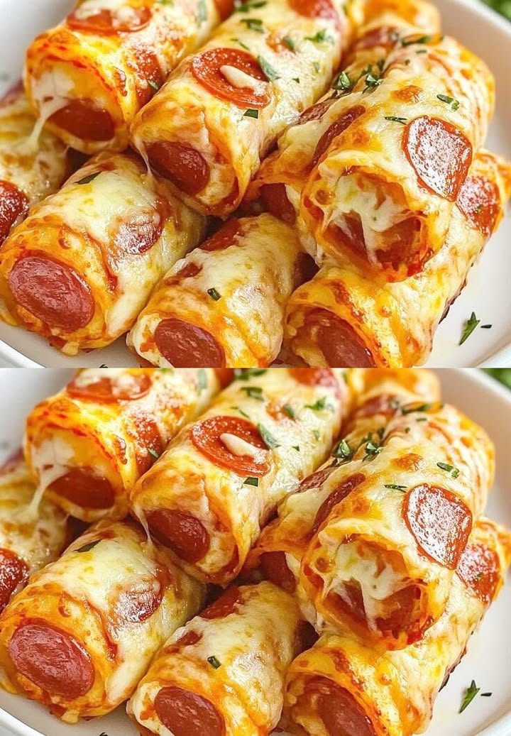 Snel een paar pizzarolletjes bakken, zo lekker dat ik ze elke week maak!