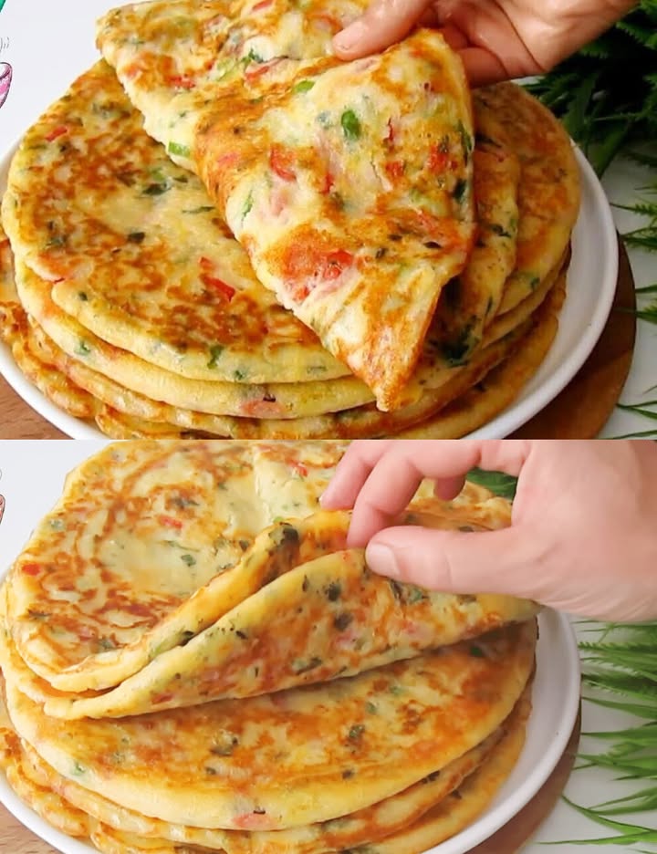 Snelle knoflookpannenkoeken met kaas voor het hele gezin!