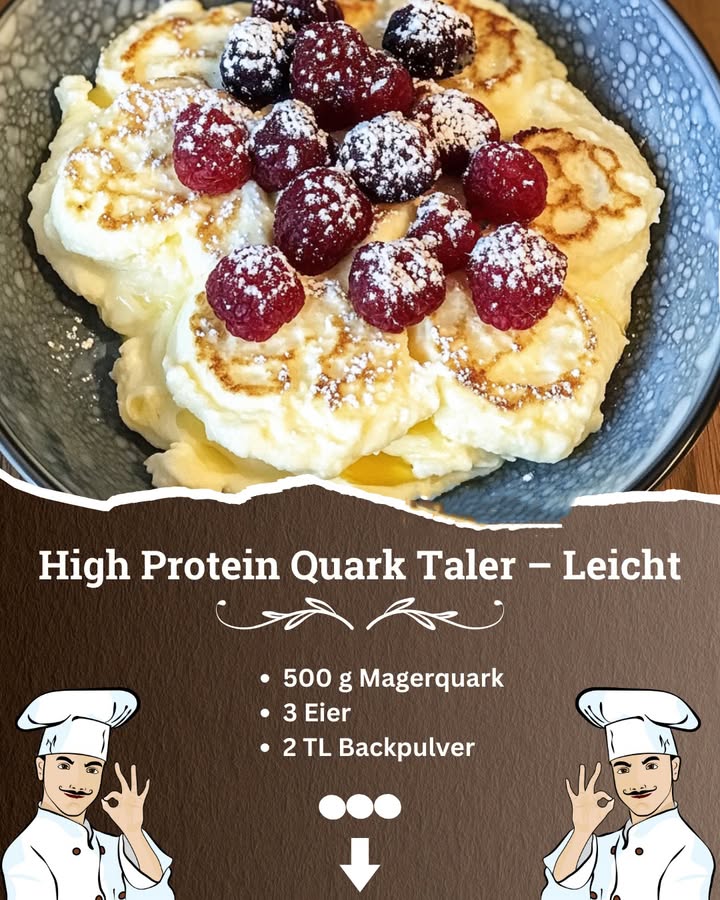 Woahh ik wou dat ik het eerder wist, High Protein Kwark Taler in een paar minuten!