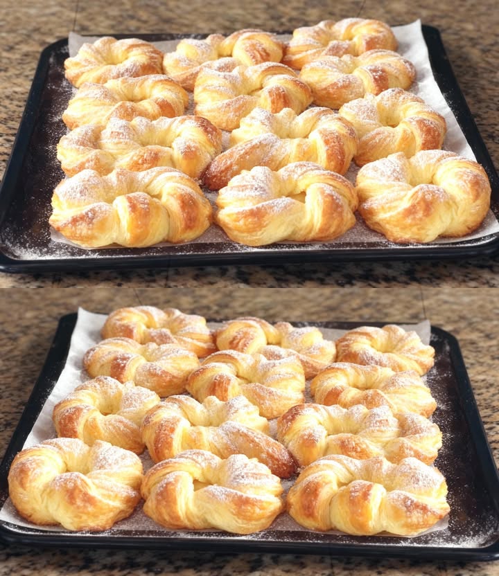 Wooahhh deze vanille-bladerdeeg smaakt alsof hij van de banketbakker komt