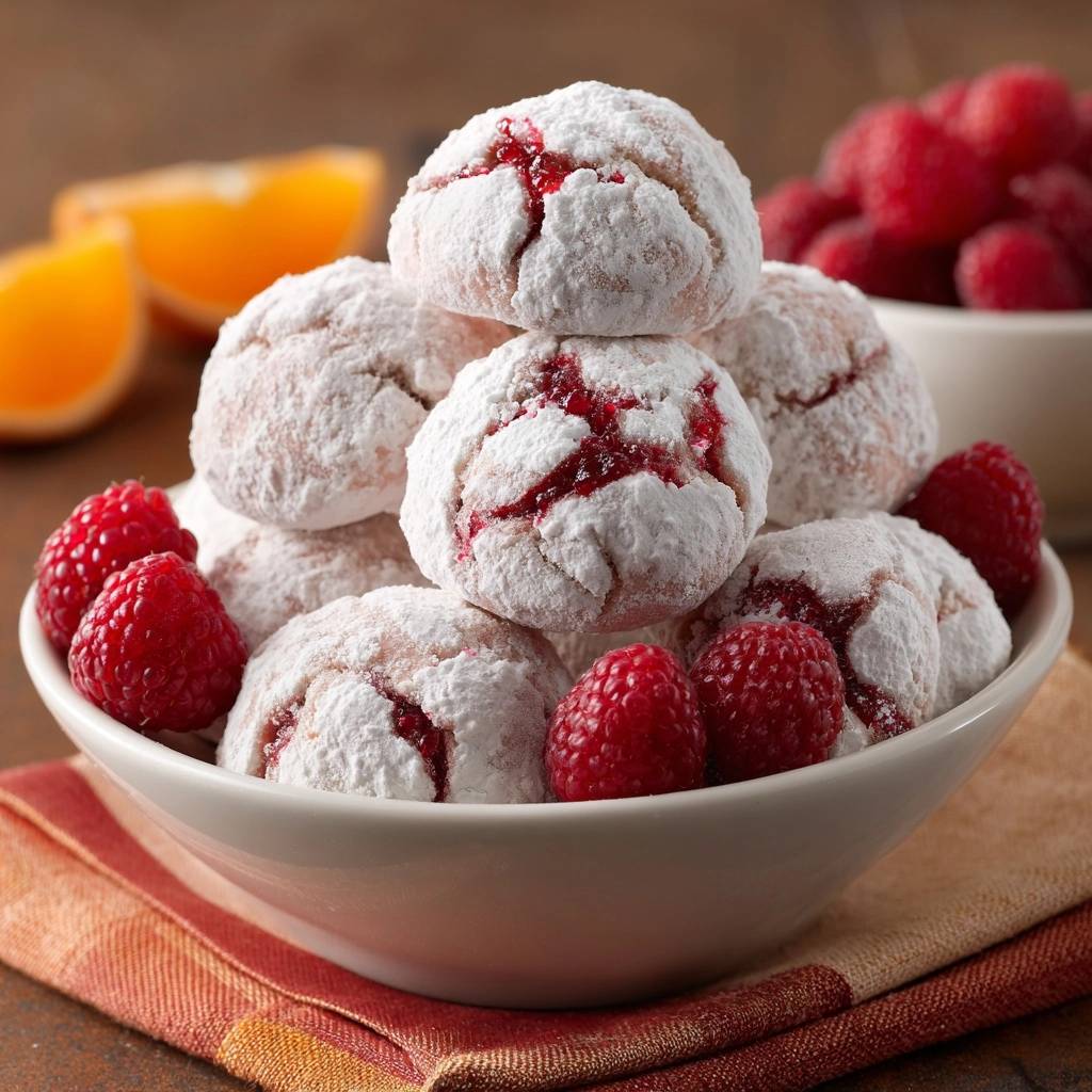 Frambozen-poedersuikerkoekjes (Nooit meer lekkende jam!)