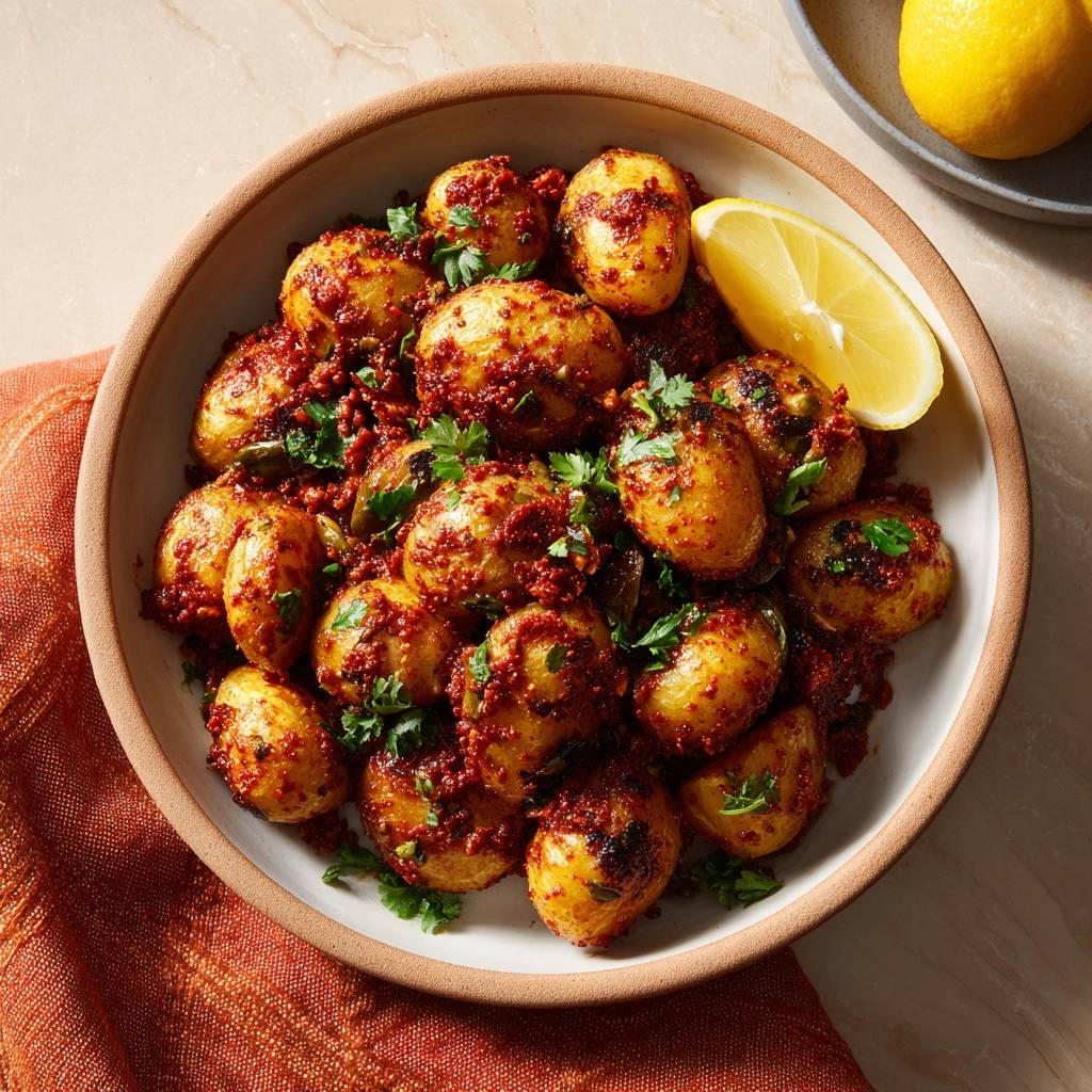 Kruidige Babyaardappelen Masala (Nooit meer papperige aardappelen!)