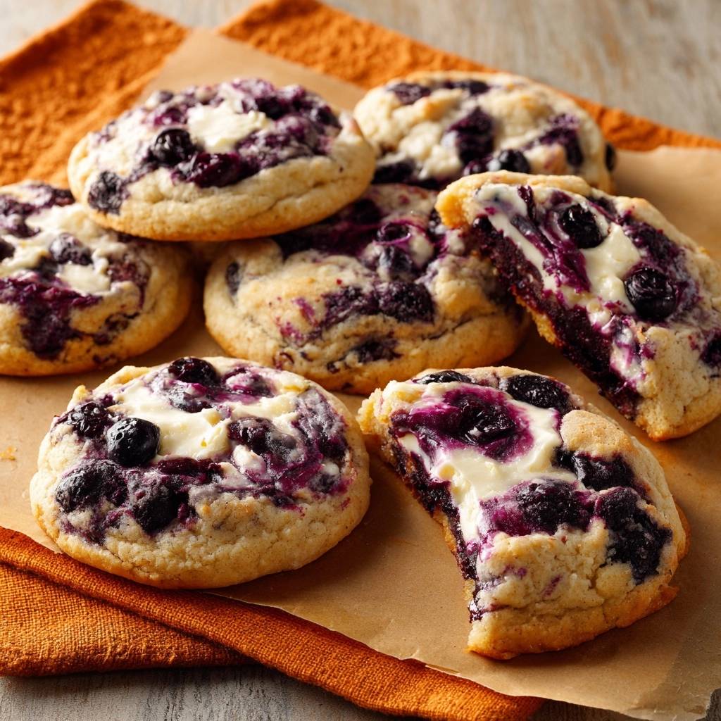 Bosbes-cheesecakekoekjes – Nooit meer papperig!