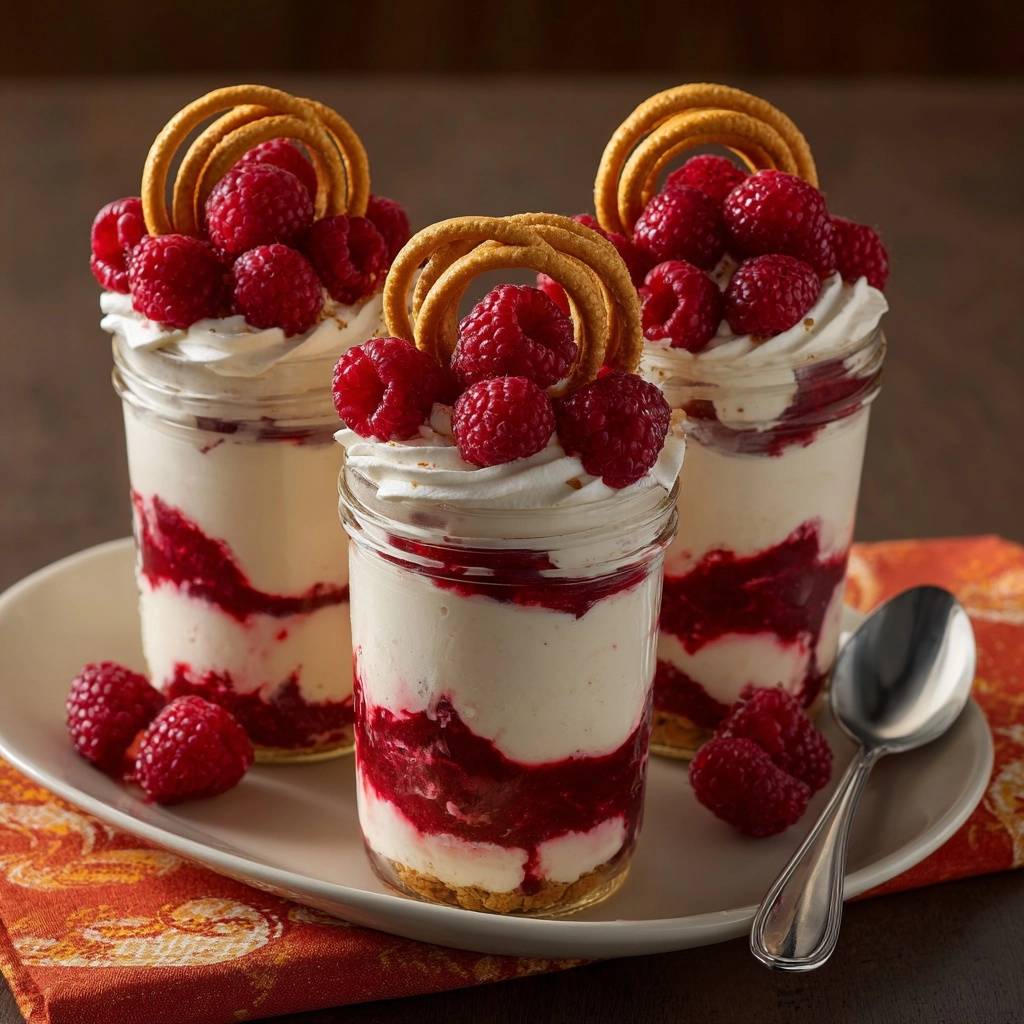 Framboos-pretzel-droom in een glas (De anti-modderbodem)