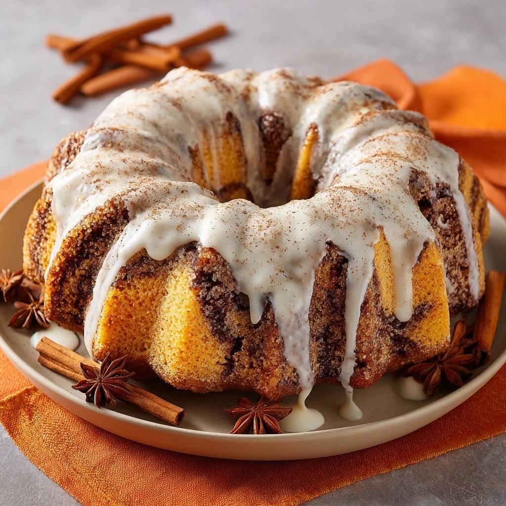 Pompoen-Kaneel-Swirl-Gugelhupf (Nooit meer kleverige cake!)