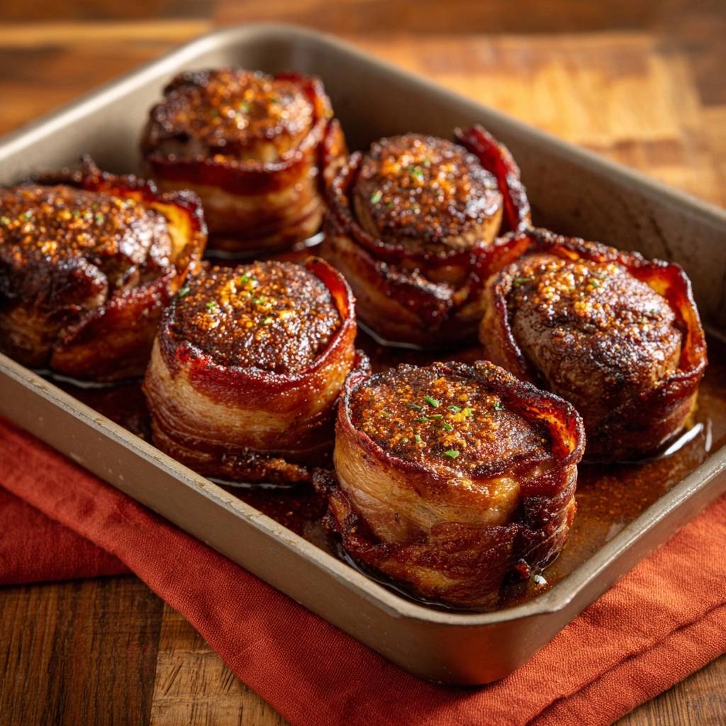 Spek-omwikkelde rundvleesfilets: Vochtig mals gegarandeerd!