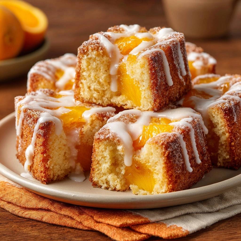 Vochtige Mini-perziktaartjes (Nooit meer ingezakte vruchten!)