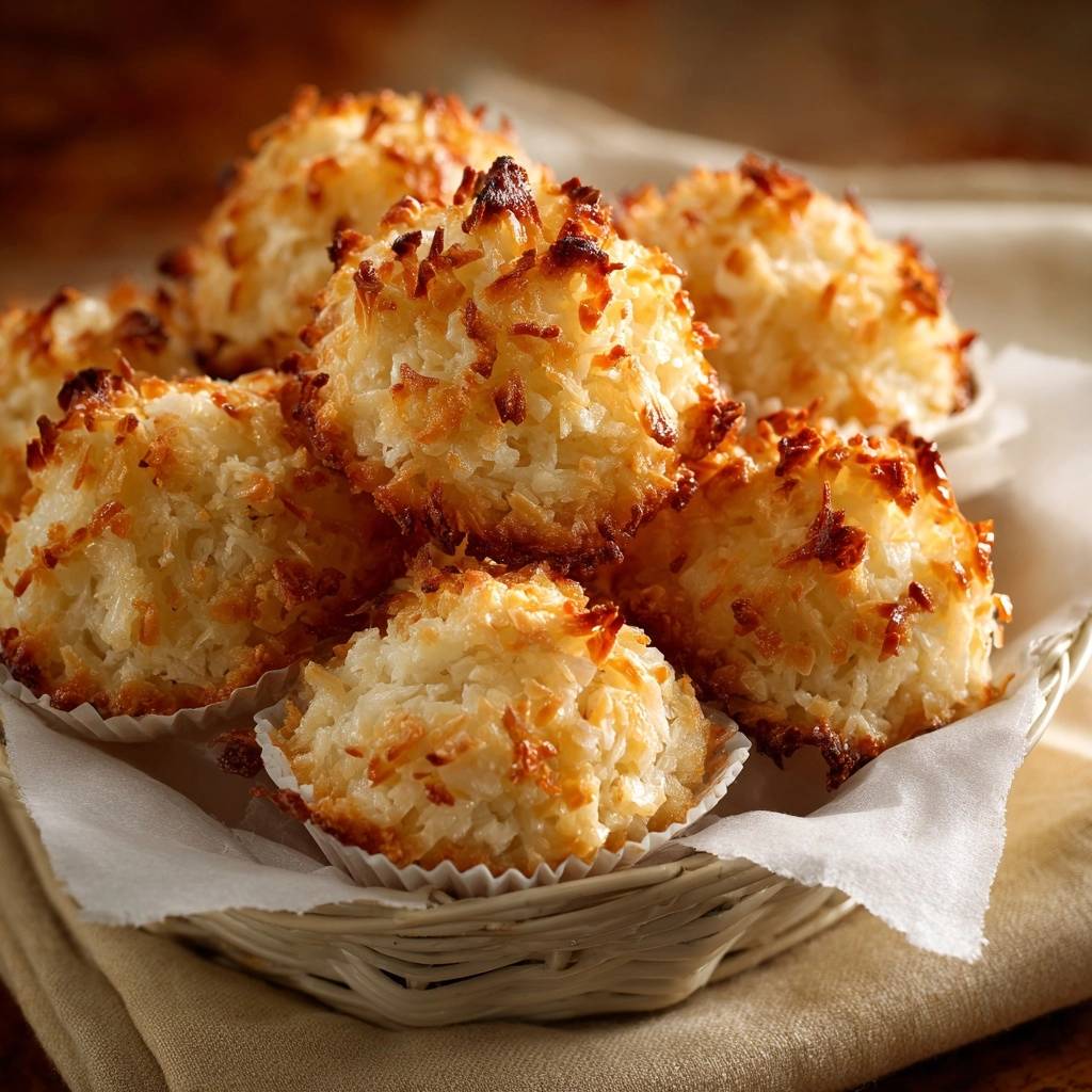 Sappige kokosmakronen – nooit meer droog!