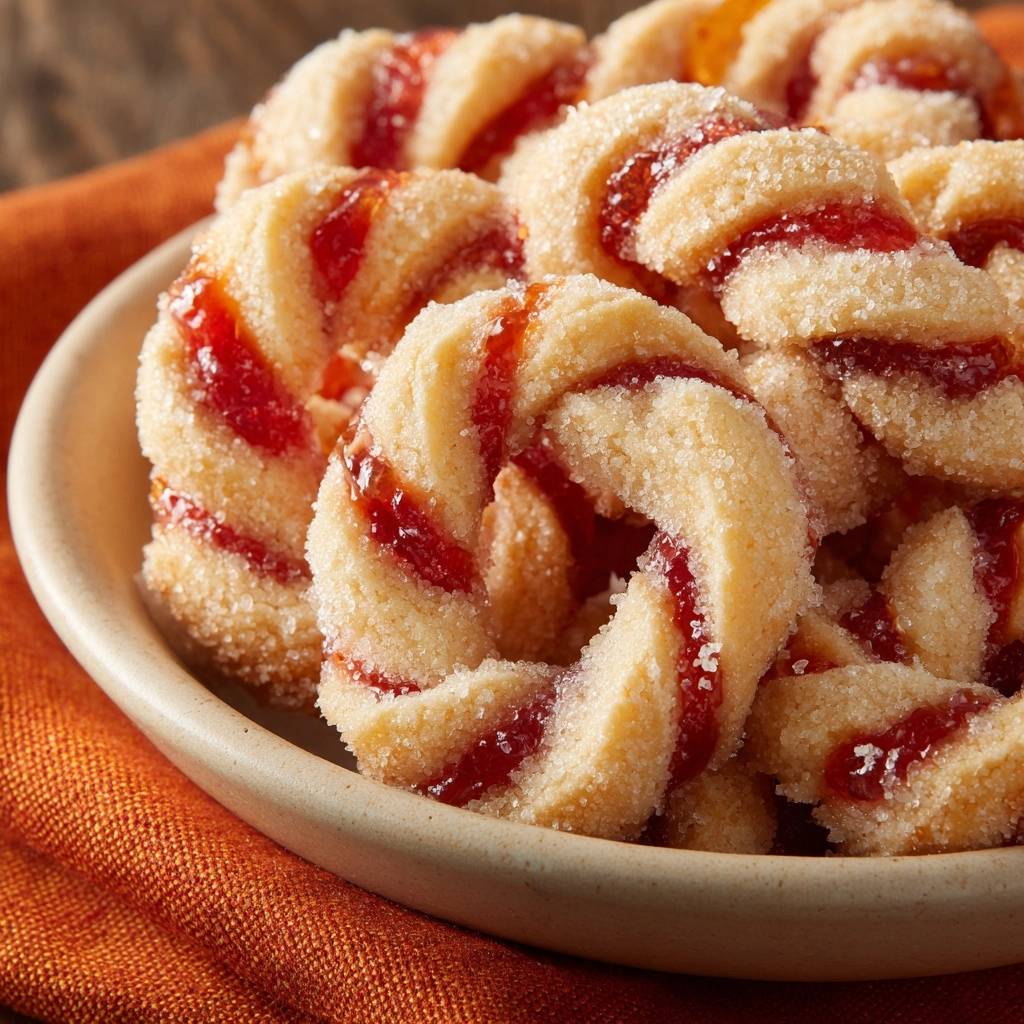 Frambozenspiraalkoekjes (Nooit meer uitlopende jam!)