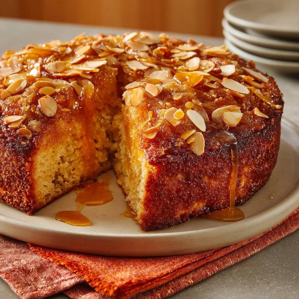 Plakkerige amandelcake – nooit meer een harde korst!