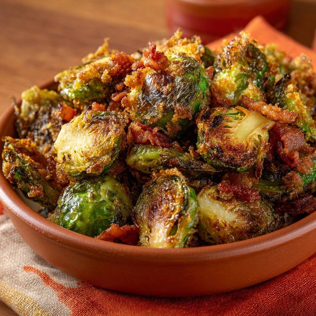 Knapperige spruitjes met spekkorst – Recept