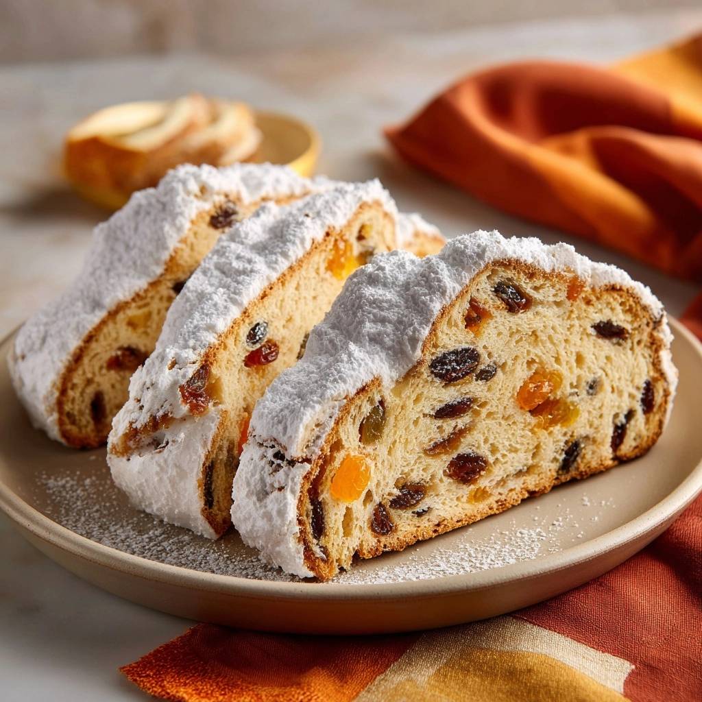 Sappige Christstollen (Nooit meer ingezakte vruchten!)