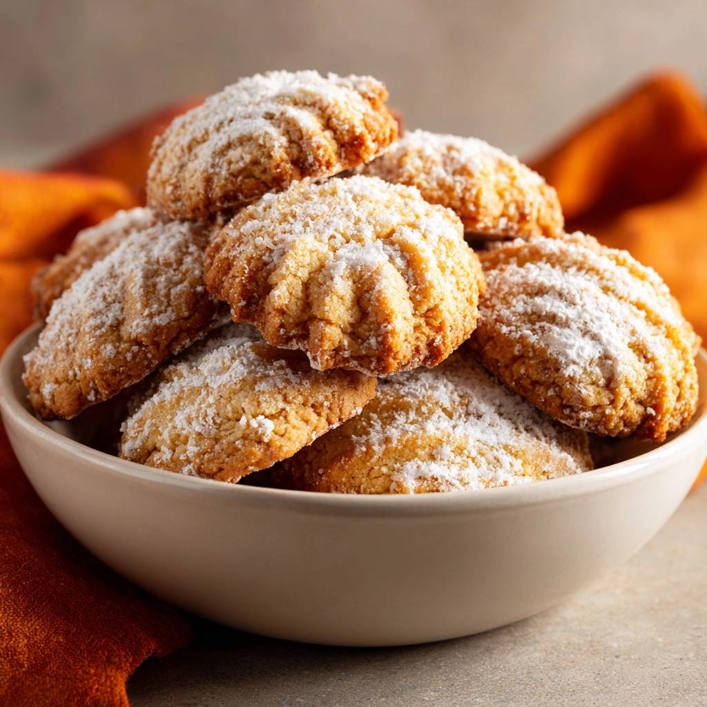 Knapperige poedersuiker-boterkoekjes: recept