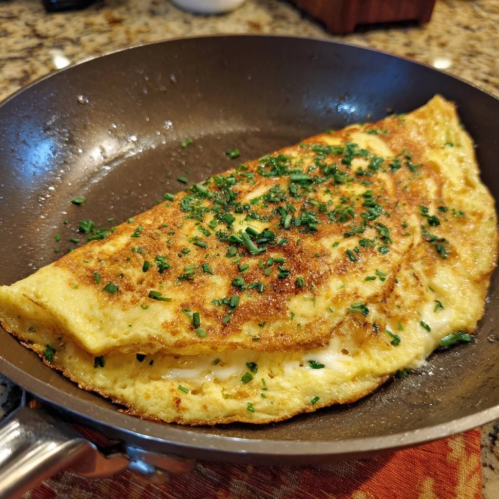 Perfect kruid-kaasomelet: Nooit meer aanplakkend!