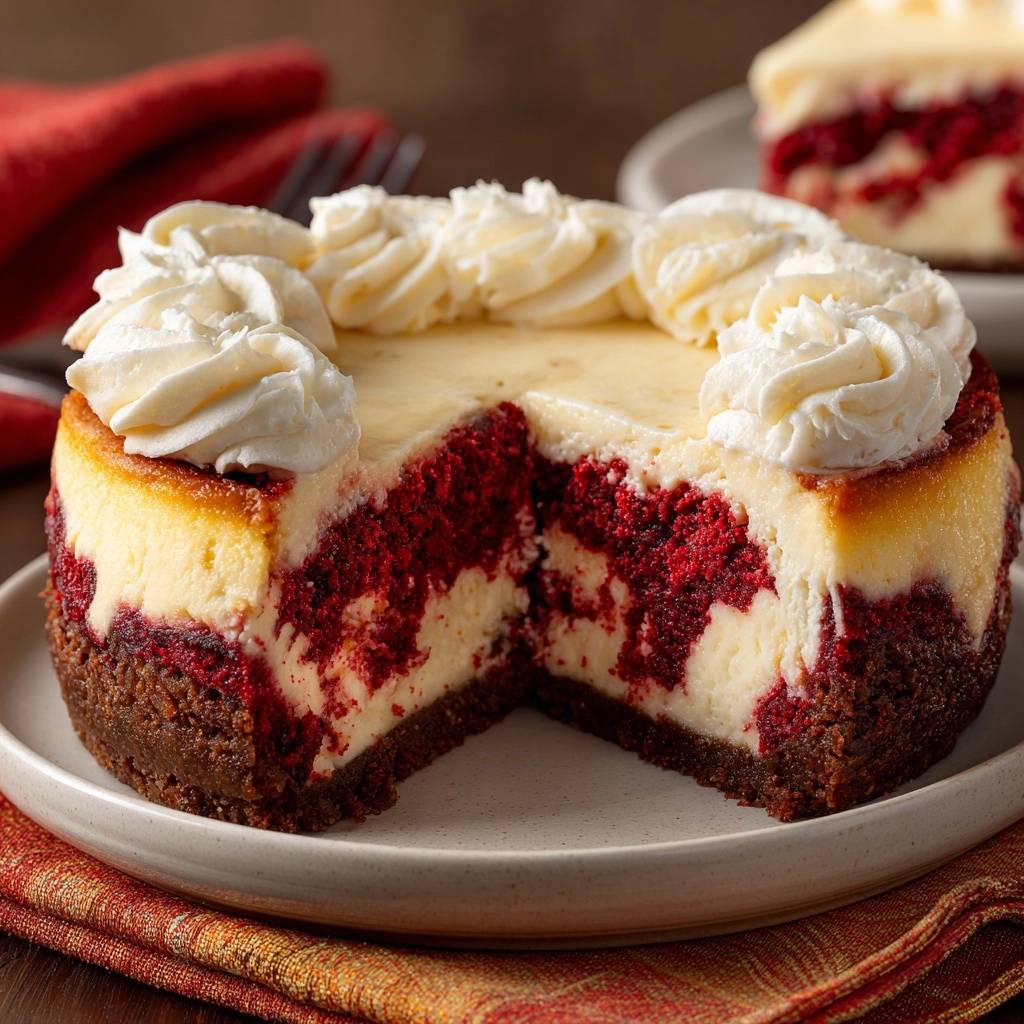Red Velvet Cheesecake (Nooit meer barsten!)