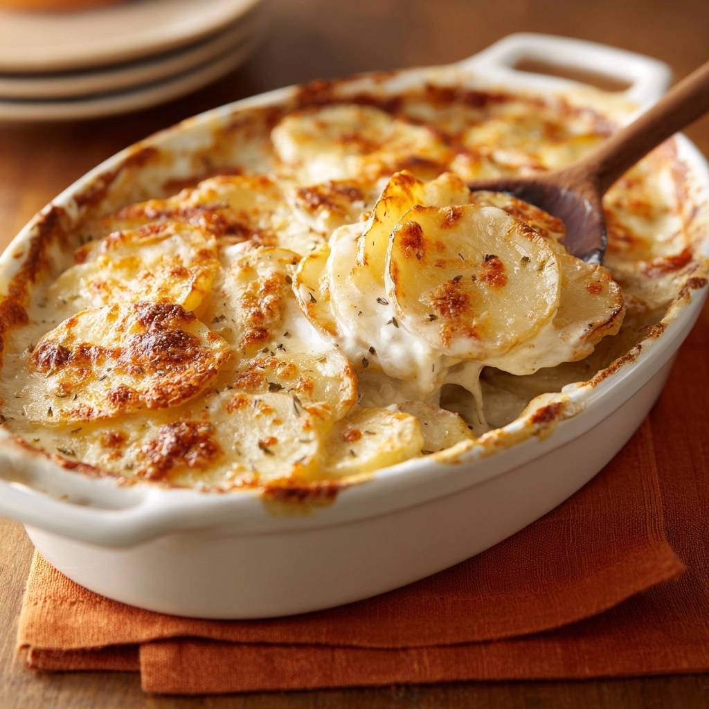 Romige aardappelgratin (Geen waterige saus meer)