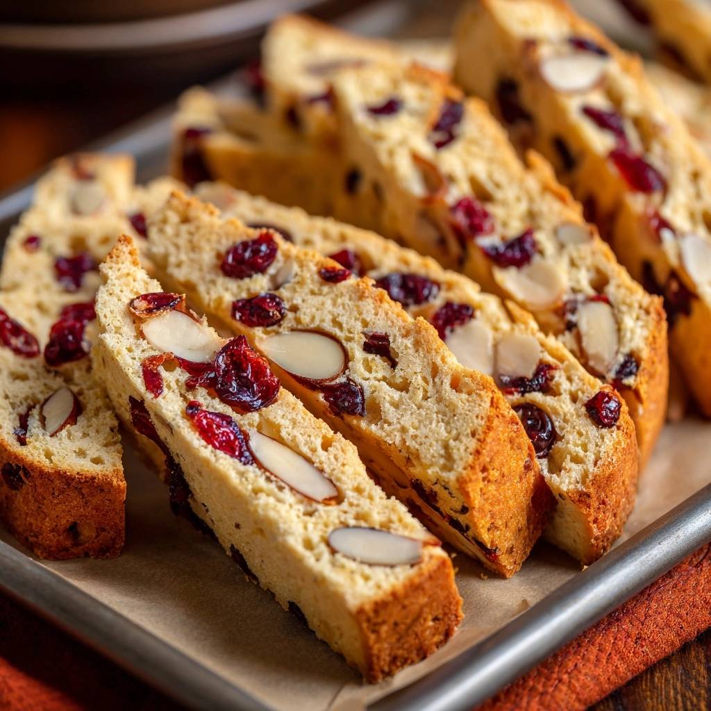 Cranberry-Amandel-Cantuccini: Knapperig bakken
