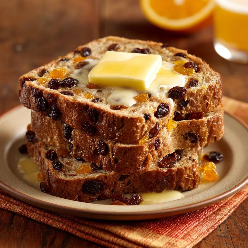 Vochtig Rozijnenbrood (Nooit meer ingezakte rozijnen!)