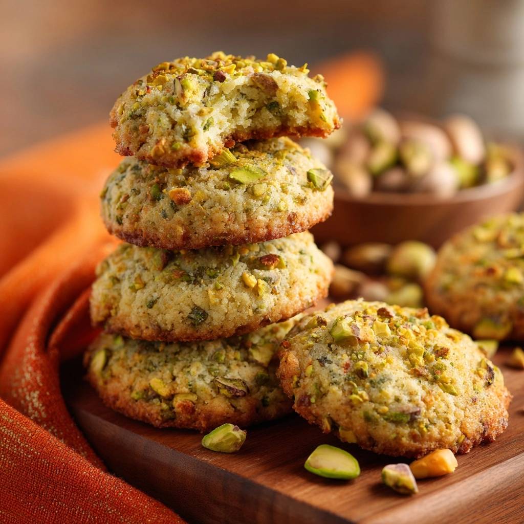 Boterachtige Pistache-Shortbread (Nooit Meer Kruimelige Koekjes)