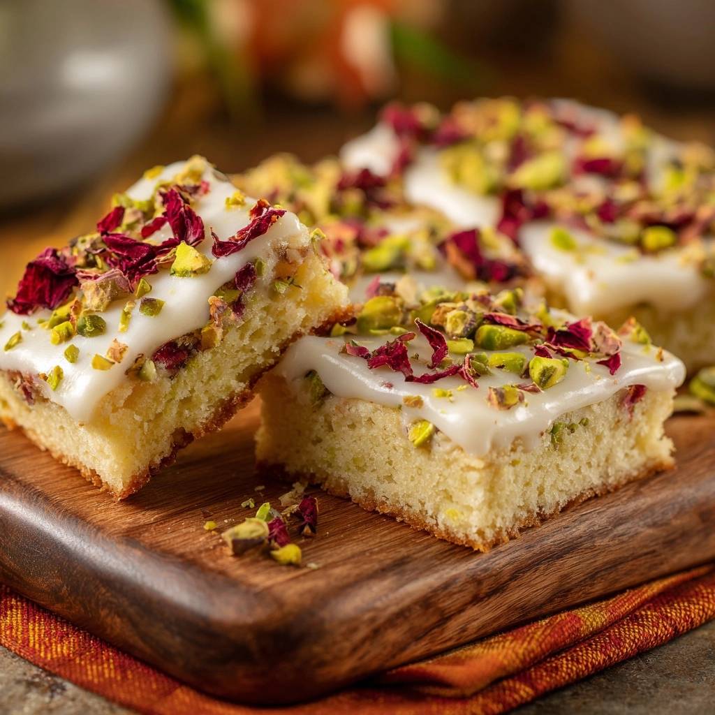 Sappige pistachenoten-rozenrepen – recept