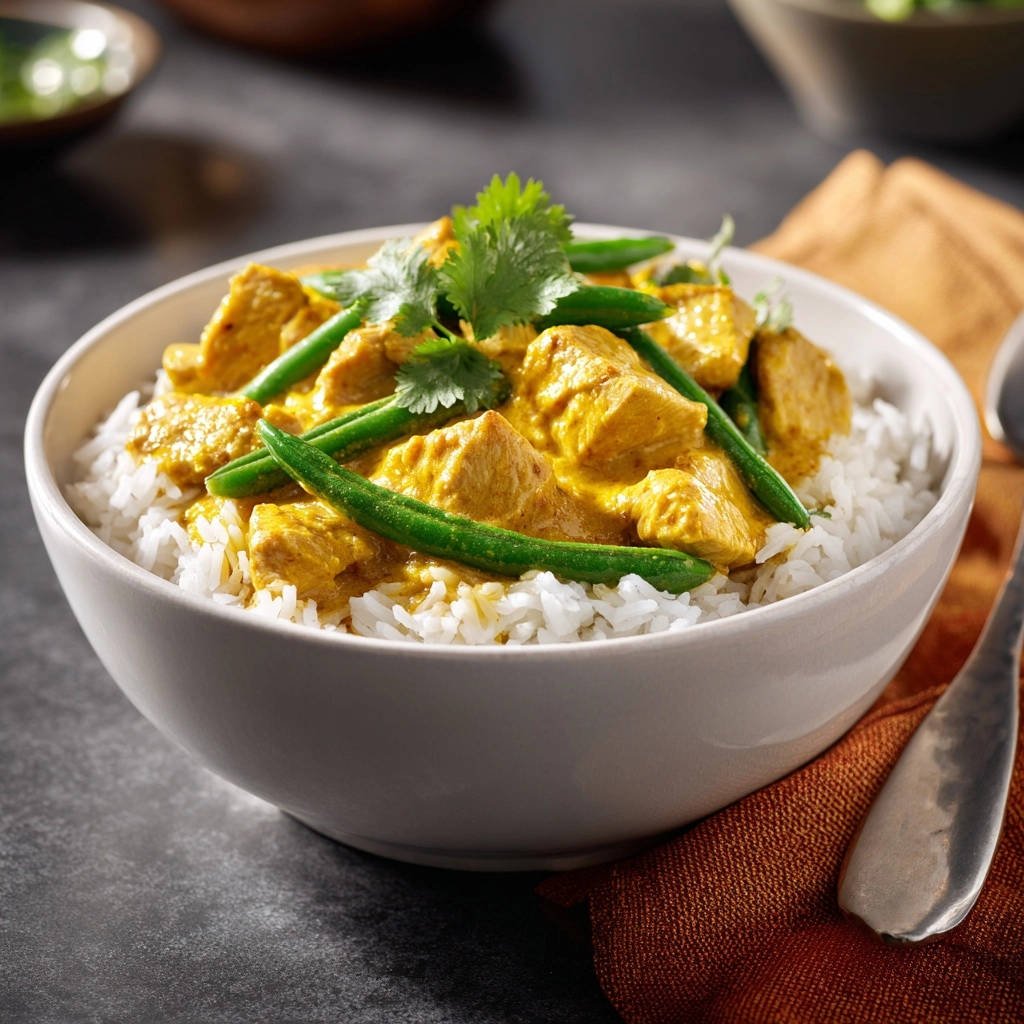Geel kipcurry met kokosmelk: nooit meer droge kip!
