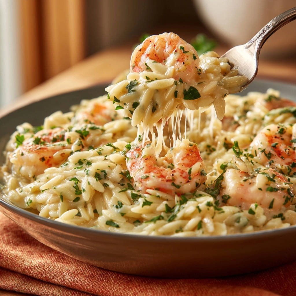 Romige Orzo met Garnalen: Nooit meer papperige pasta!