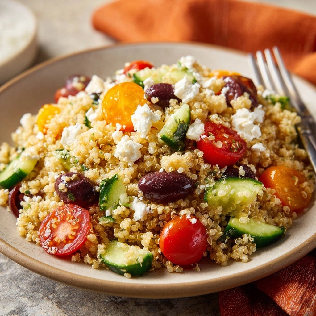Griekse Quinoasalade: Zeker luchtig en vol van smaak