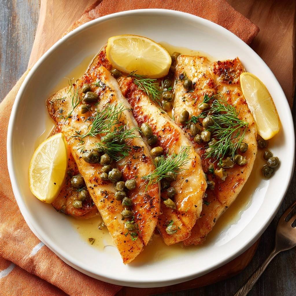 Knapperige Citroen-Kapersvis: Sappig & Knapperig