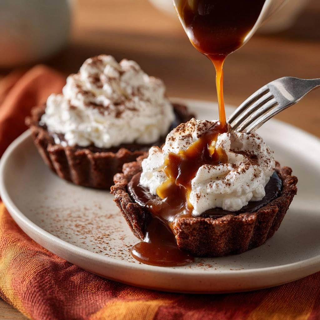 Chocolade-karamel-roomtaartje (Nooit meer zompige bodem!)