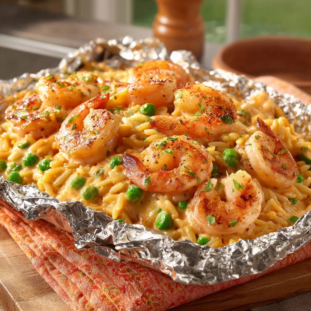 Romige Orzo met Gebakken Garnalen: Perfect Sappig & Onweerstaanbaar