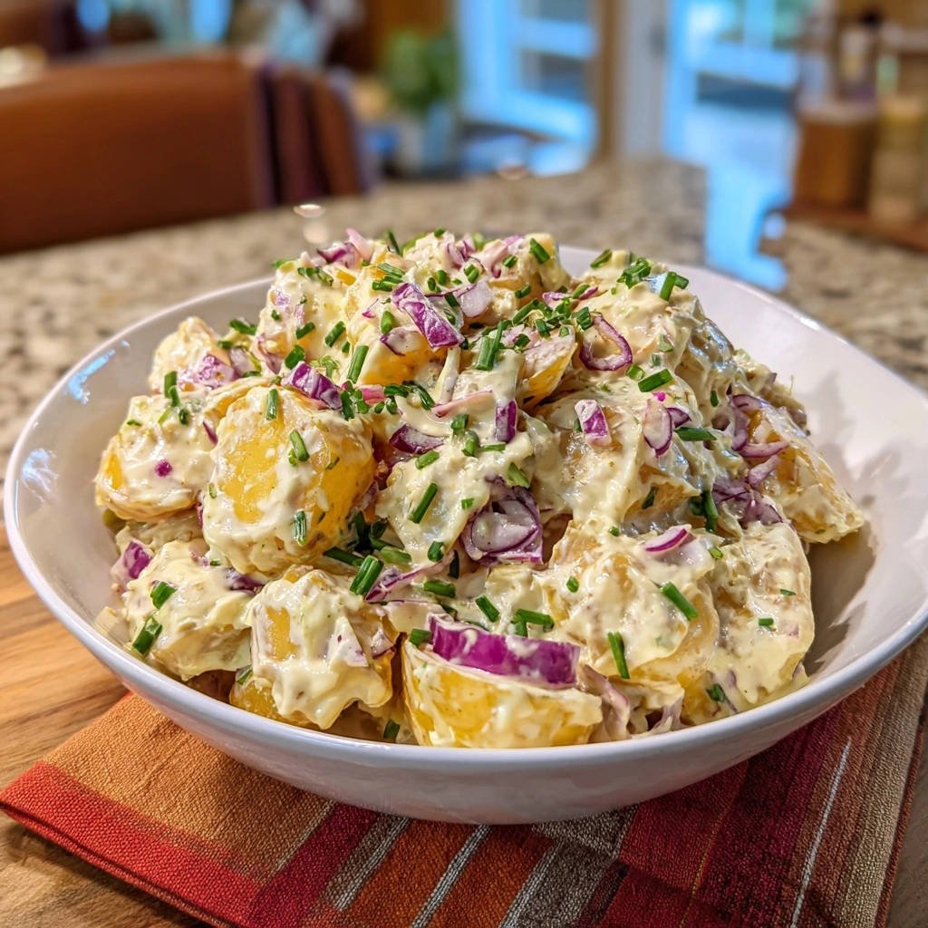 Romige aardappelsalade zoals oma die maakt: nooit meer papperig!