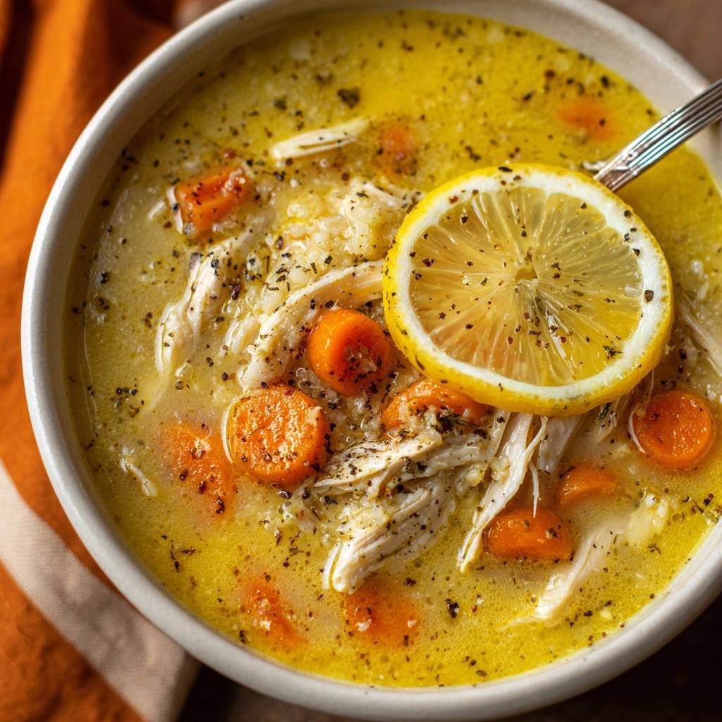Romige Citroen-Kippensoep: Het Geheim van Zijdezachte Perfectie