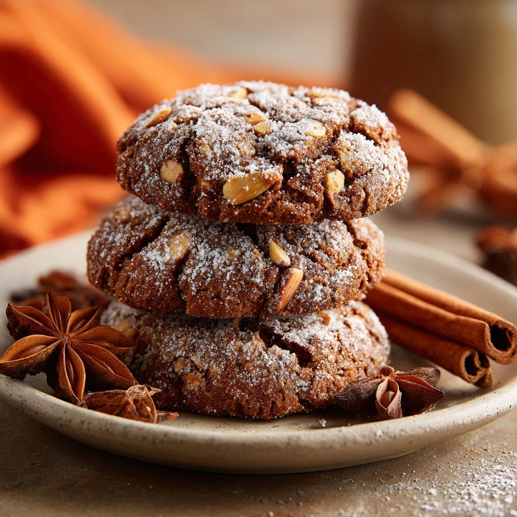 Sappige winterkruidenkoekjes met amandelen: perfect zacht & aromatisch