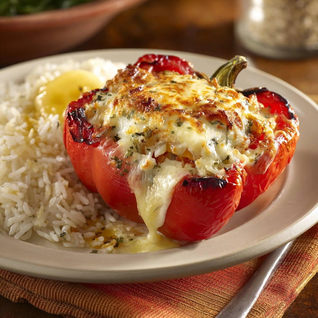Sappig Gevulde Paprika met Rijst: Nooit Meer Waterige Vulling!