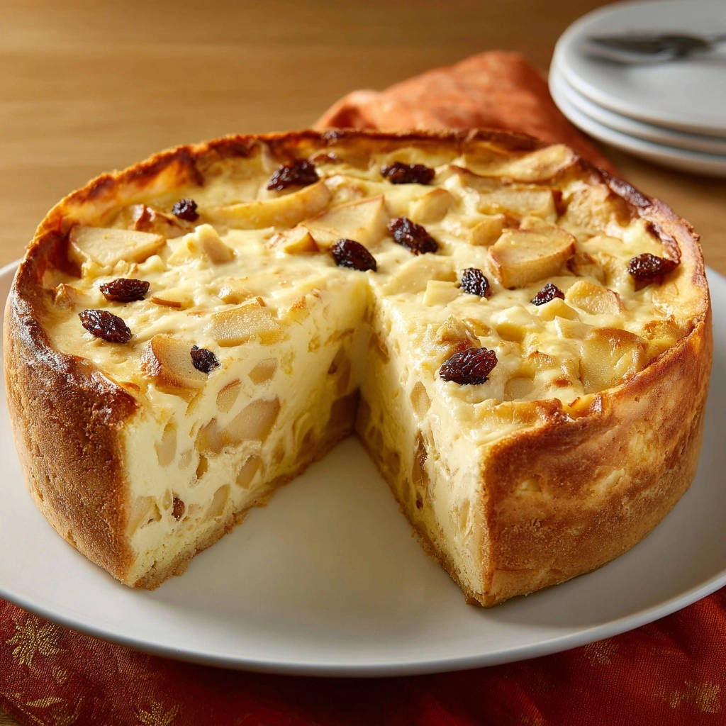 Romige appel-rozijnen cheesecake: zo lukt hij perfect en romig
