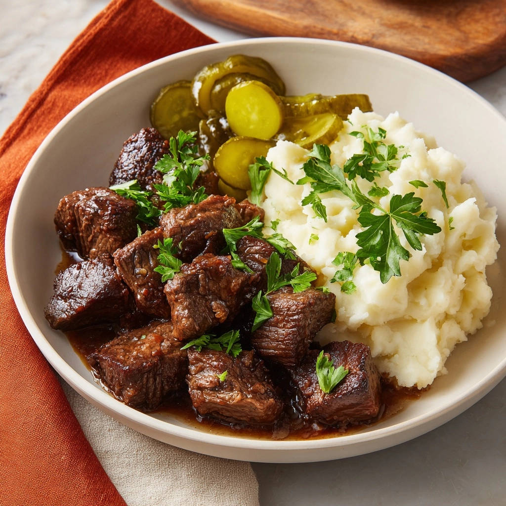 Fijn Stoofvlees van Rundvlees met Romige Puree: Onweerstaanbaar Zacht & Vol Smaak