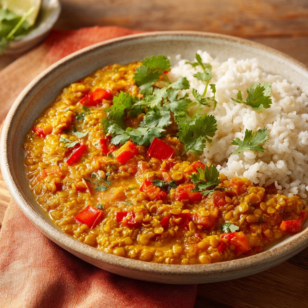 Romige linzen-dal met basmatirijst: Nooit meer papperige linzen!