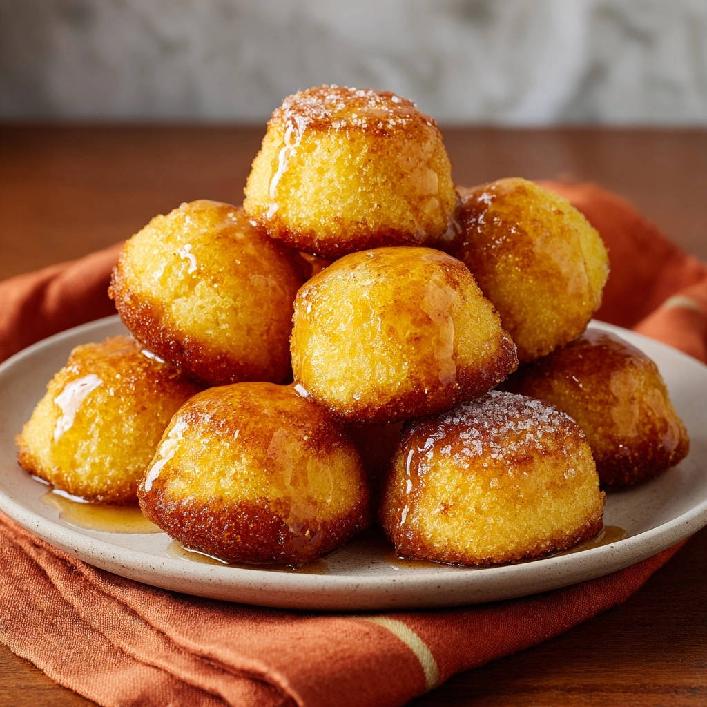 Sappige gouden cakejes met honingstroop: nooit meer droog!